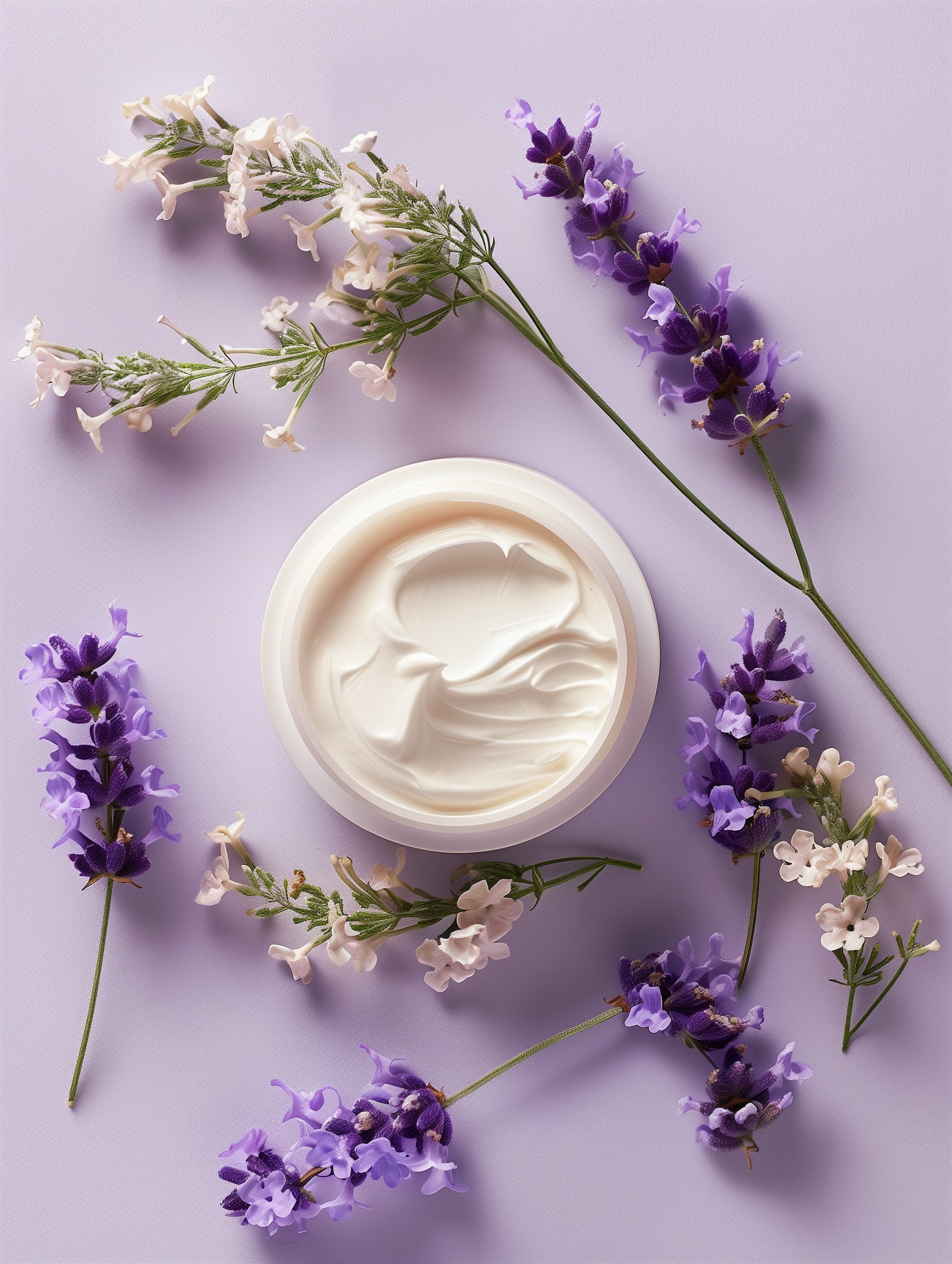 Lavender, in the raw